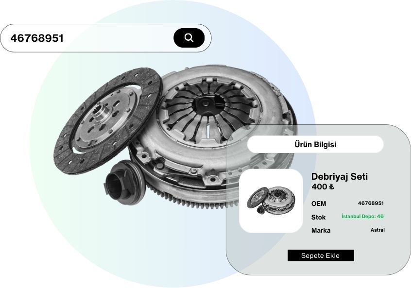 <b>OEM</b> ile arama özelliği 1